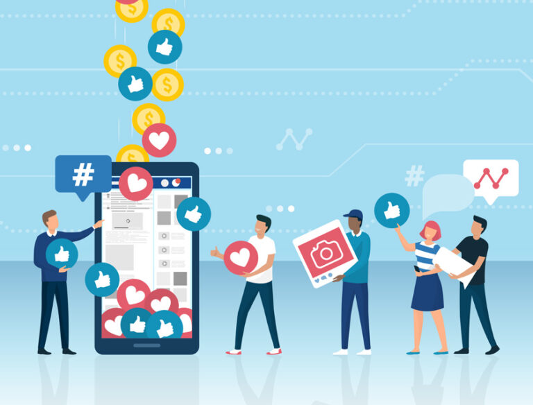 What are the key differences between organic and paid social media marketing?